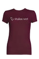 Logo shirt Quiwi Dream - Burgundy