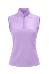 Star Gold Sleeveless Mesh - Lavender - Young Riders