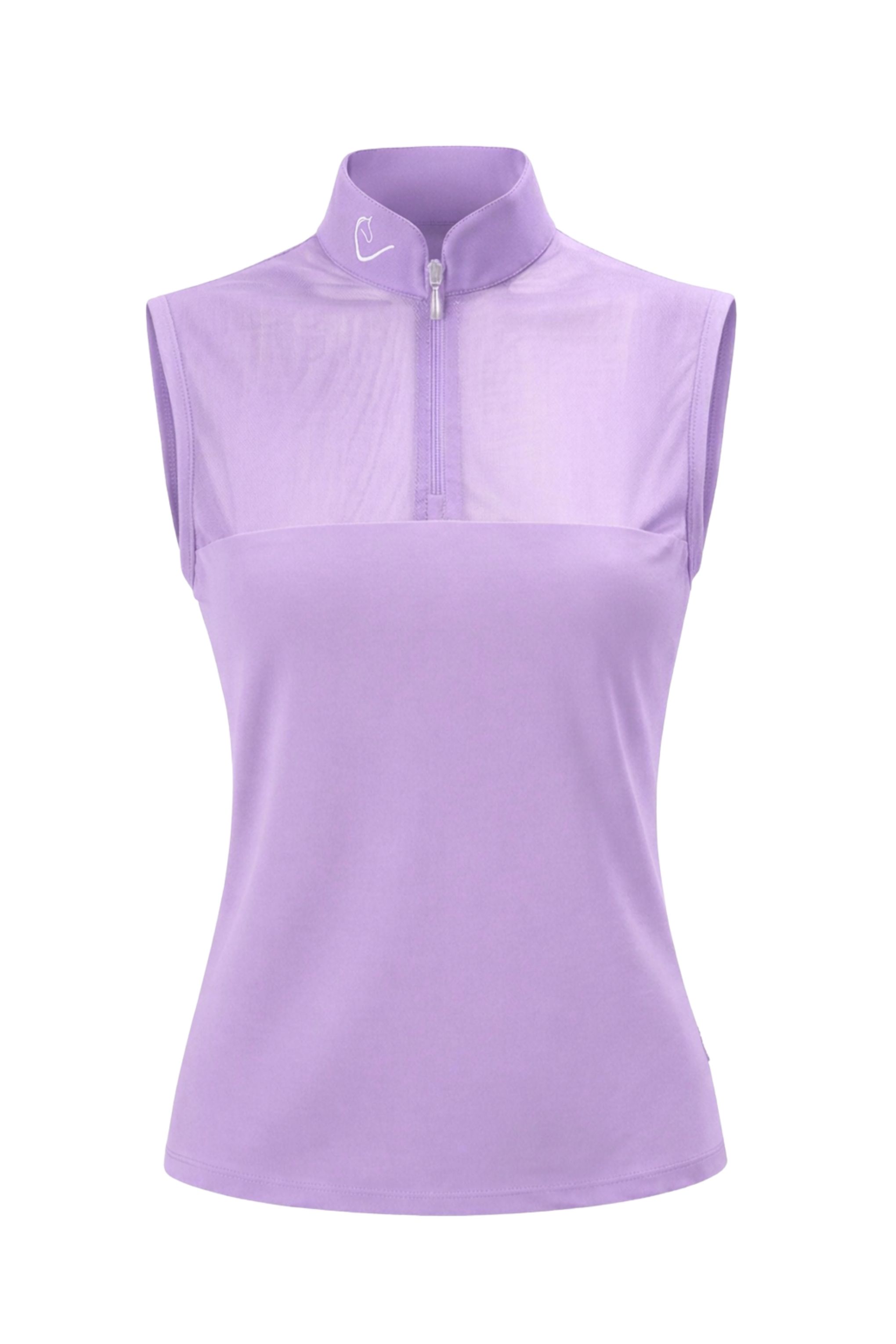 Star Gold Sleeveless Mesh - Lavender - Young Riders
