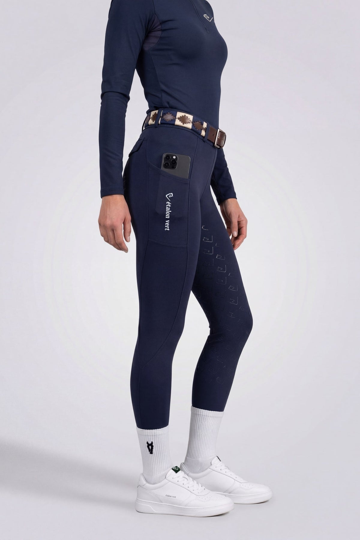 Chacco 2.0 - Full-Grip Leggings - Navy