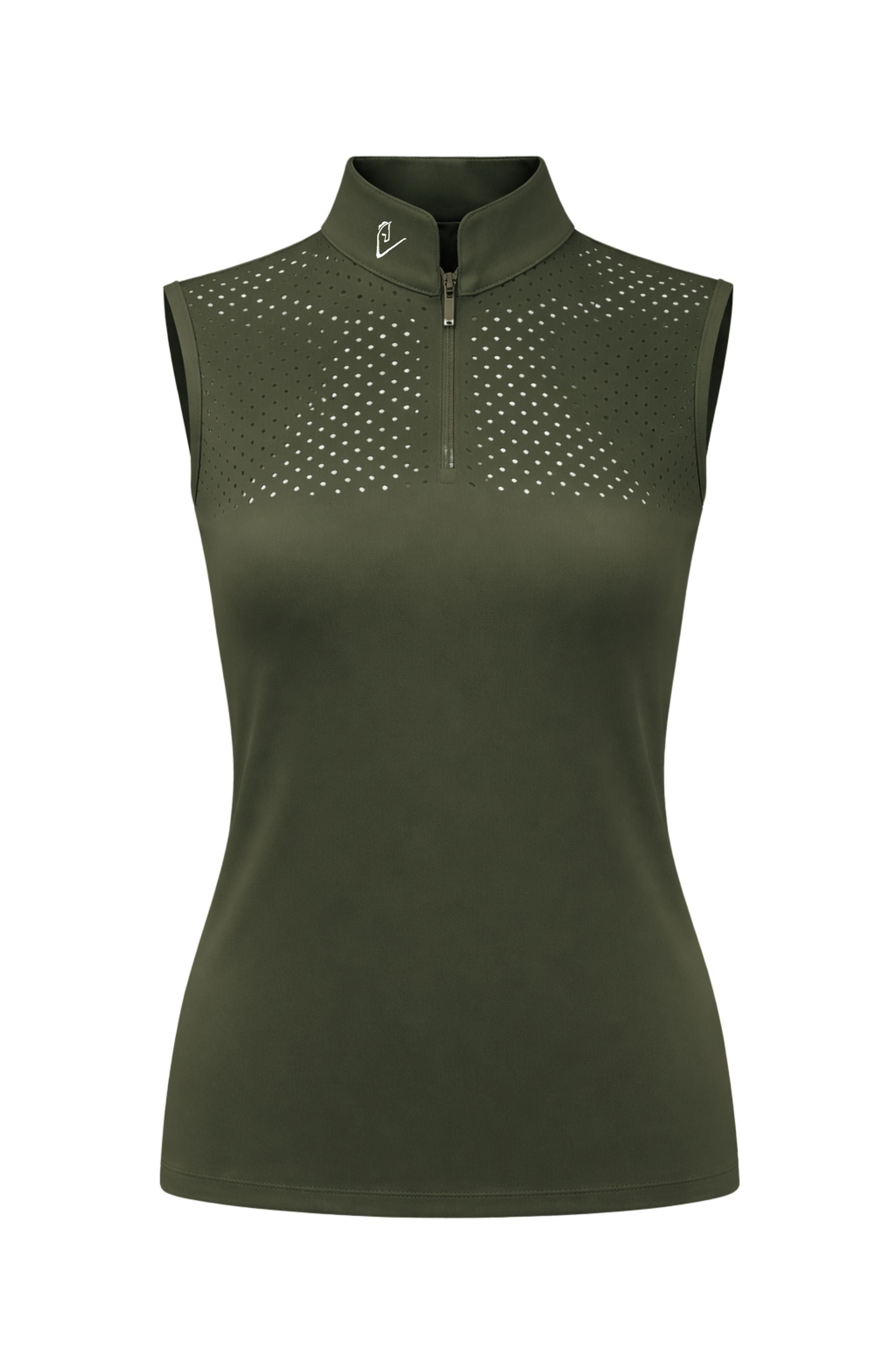 Funktionsshirt Star Gold Sleeveless perforiert - Olive