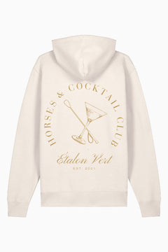 Pharos 2.0 Oversize Fit Hoodie - Horses & Cocktail Special Edition - Gold/Off-White