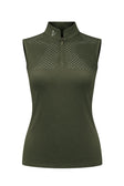 Funktionsshirt Star Gold Young Riders Sleeveless perforiert - Olive