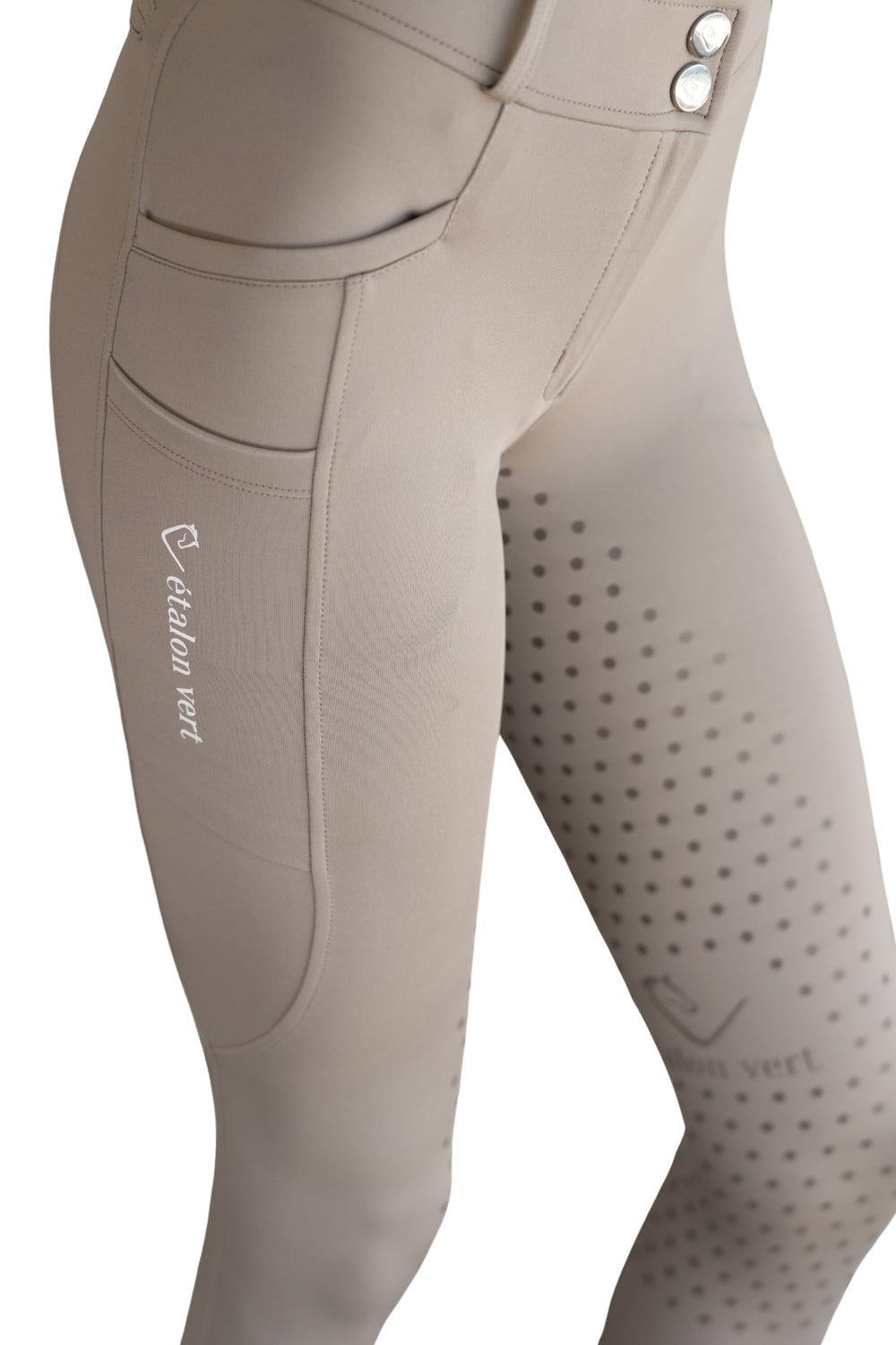 Belissimo 2.0 Reithose mit Leggings Komfort Vollgrip - Taupe