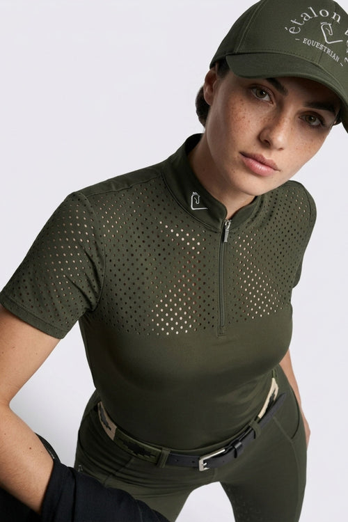 Funktionsshirt Star Gold Kurzarm perforiert - Olive