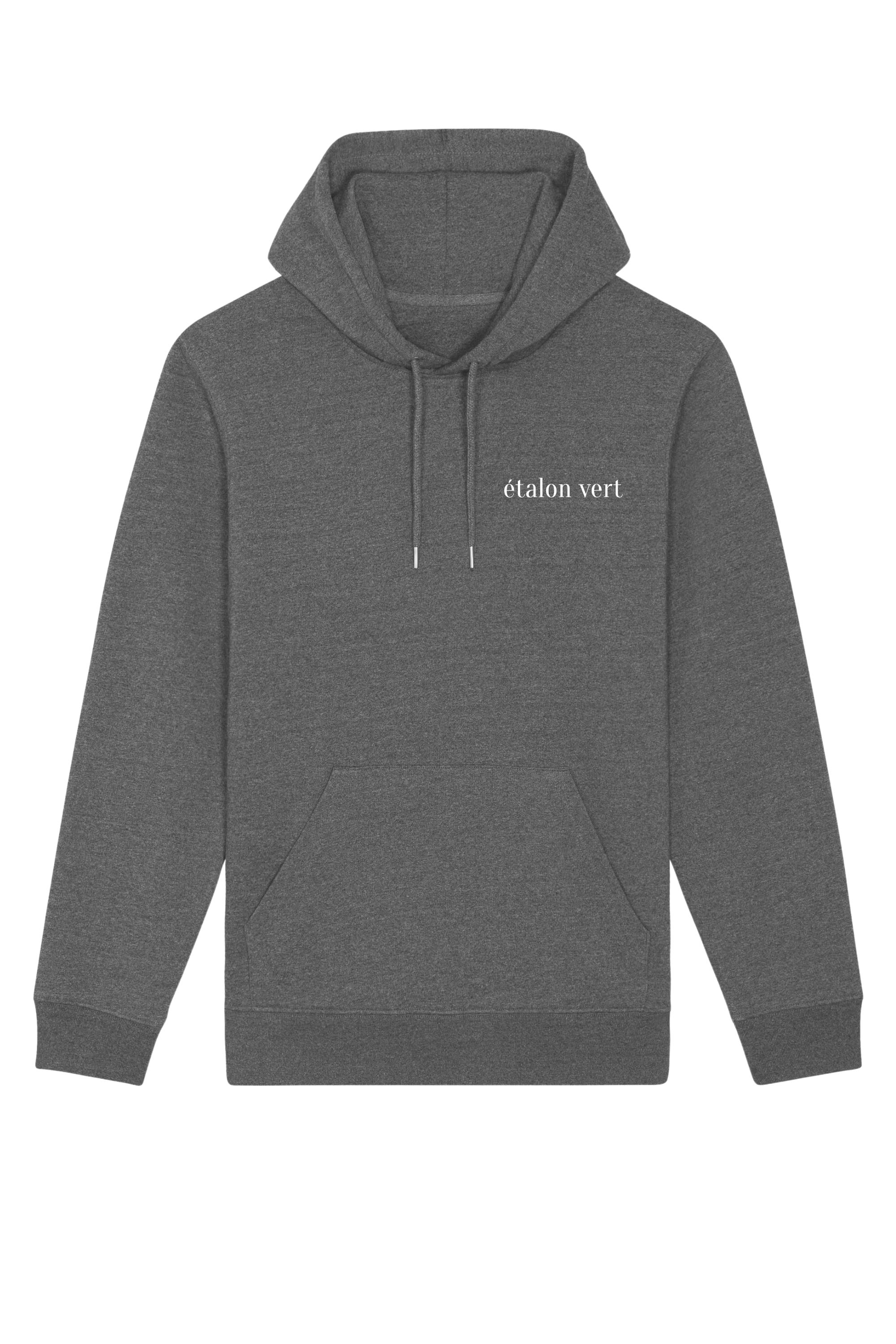 Oversize Fit Hoodie - Aufsitzen. Absitzen. Einen Sitzen. - Grey