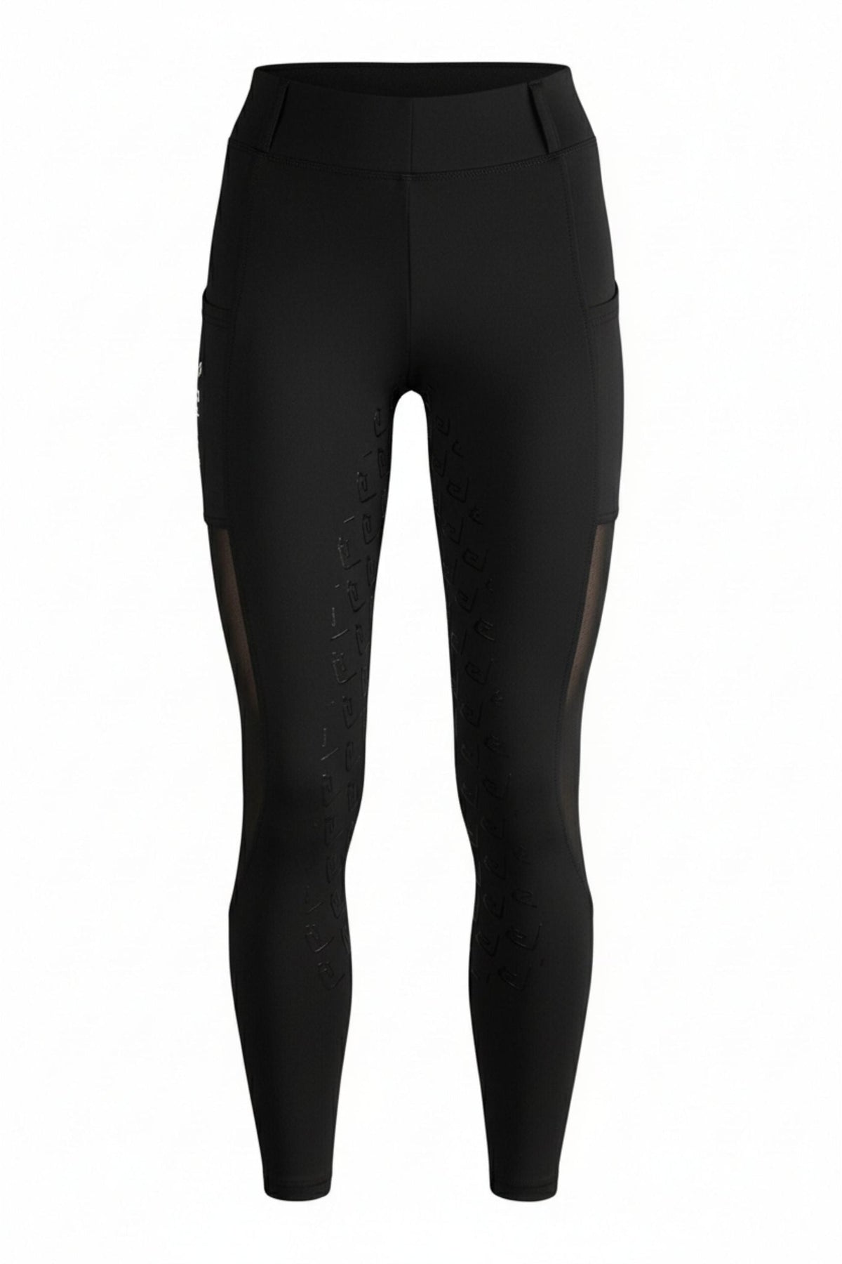 Chacco 2.0 - Fullgrip Leggings - Mesh Summer Edition - Black - Young Riders