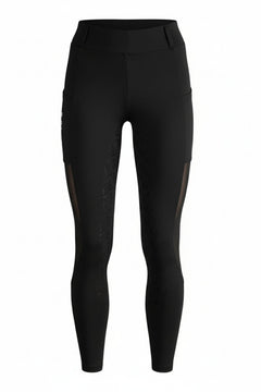 Chacco 2.0 - Leggings Fullgrip - Mesh Summer Edition - Black - Young Riders