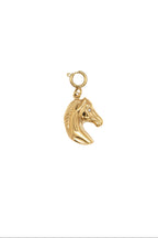 Charm - Horse Head - Gold
