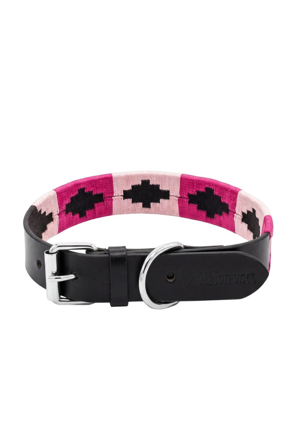 Polo dog collar - Very berry pink