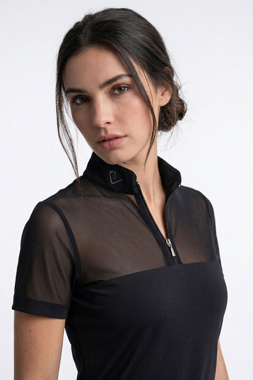 Star Gold Kurzarm Mesh - Black