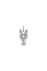 Halskette - Charm - Pferdekopf - Silber