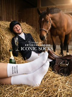 Sportsocken - Aufsitzen. Absitzen. Einen Sitzen. Icon