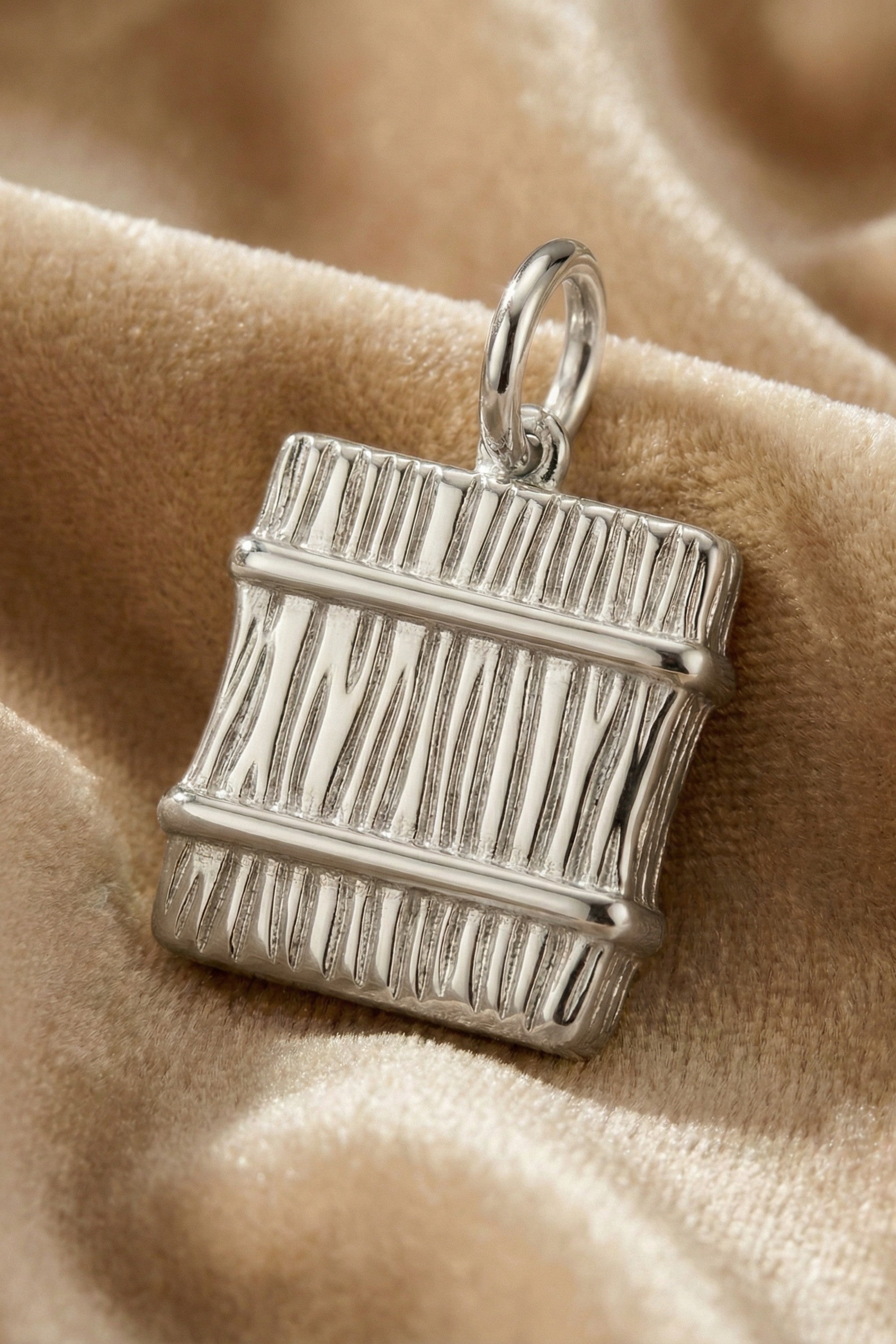 Halskette - Charm - Heu - Silber