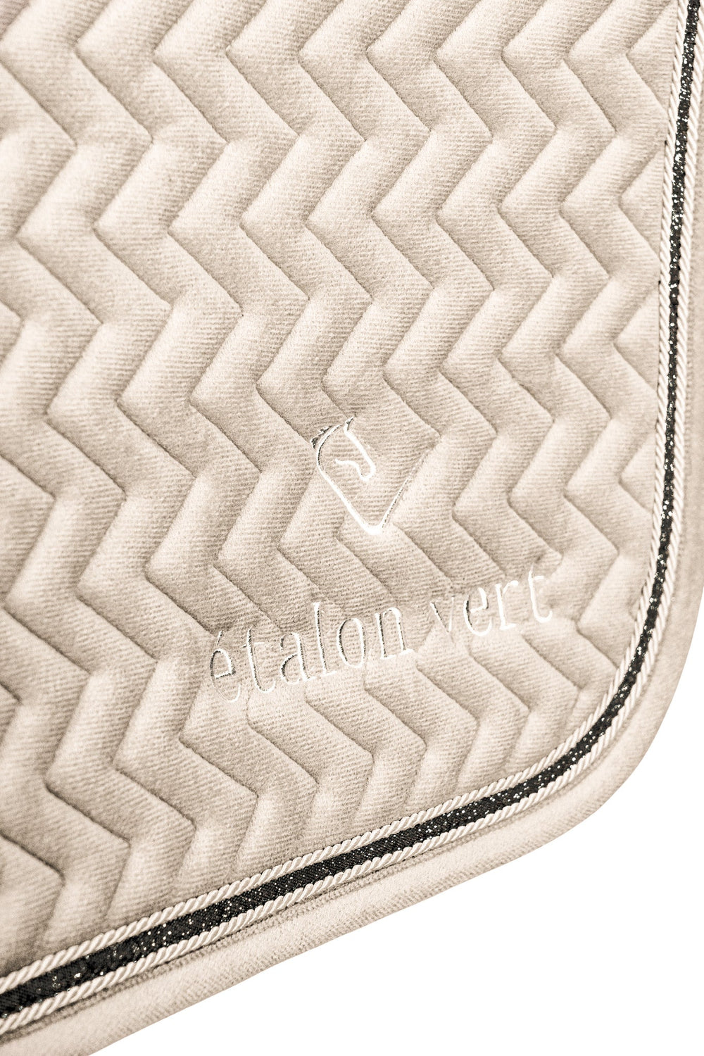 Saddle pad jumping - beige velvet