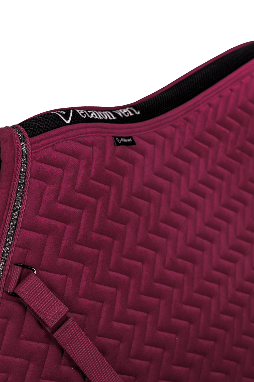 Saddle Pad Jumping - Burgundy Velvet