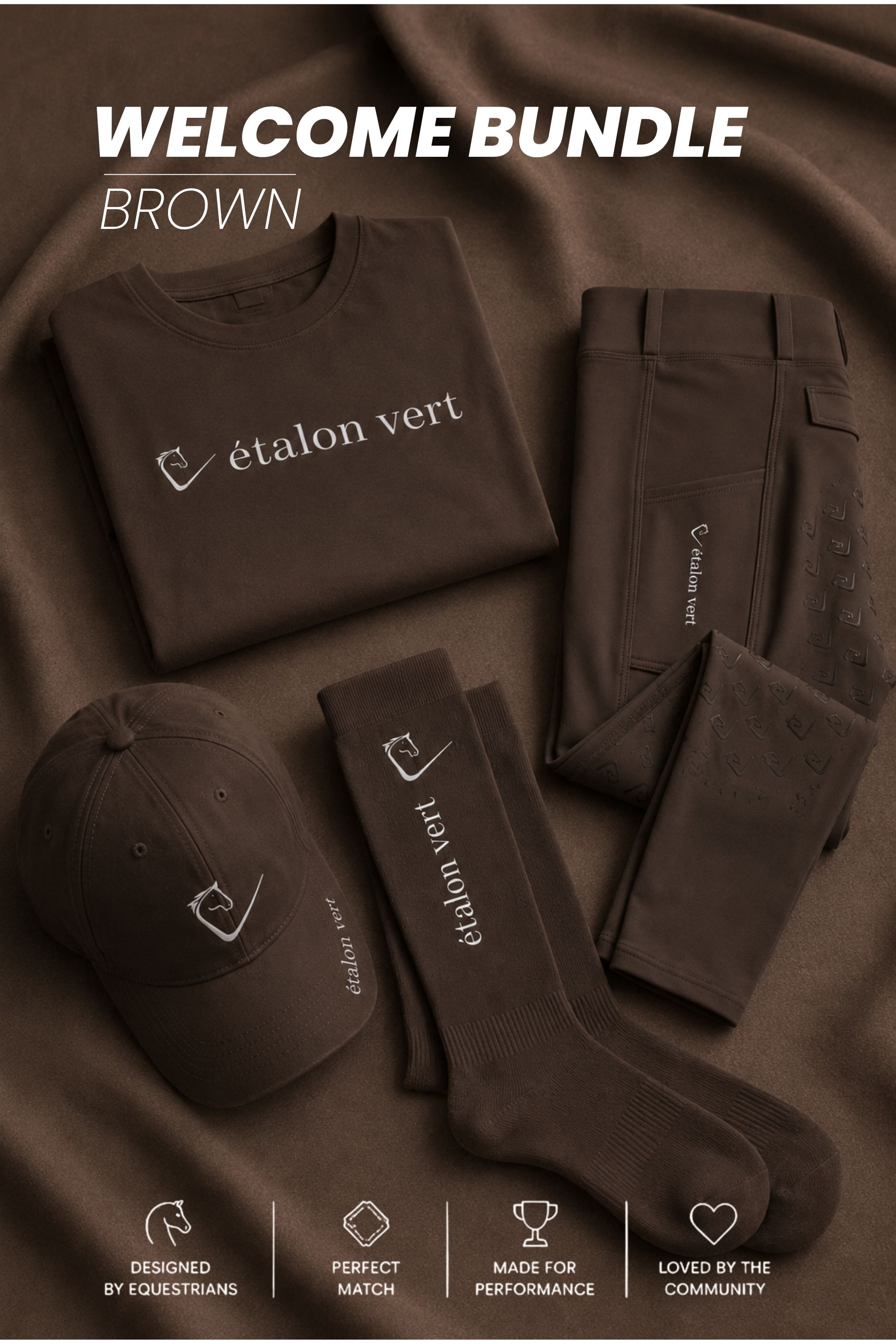 étalon vert Welcome Bundle - Brown