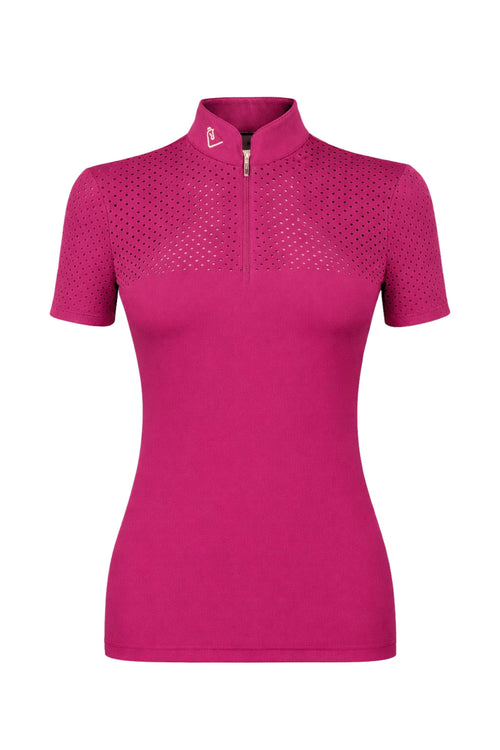 T-shirt fonctionnel Star Gold manches courtes - Very Berry