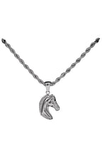 Halskette - Pferd - Silver