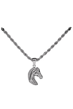 Halskette - Pferd - Silver