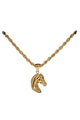 Halskette - Pferd - Gold