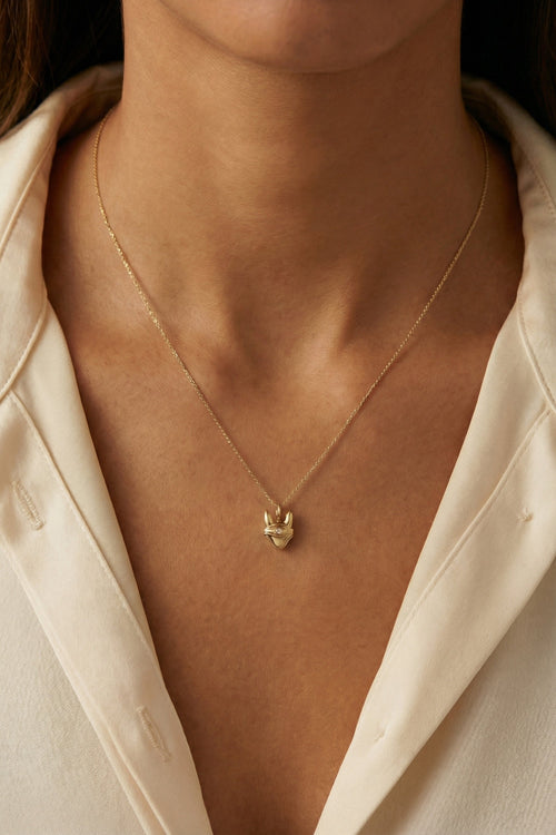 Engraving Charm - Heart - Silver - Chain