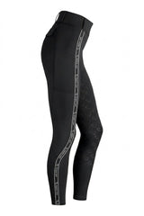 Chacco 2.0 - Leggings Young Riders Fullgrip - Black - Stripes
