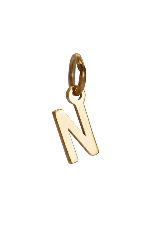 Charm - Buchstaben - Gold