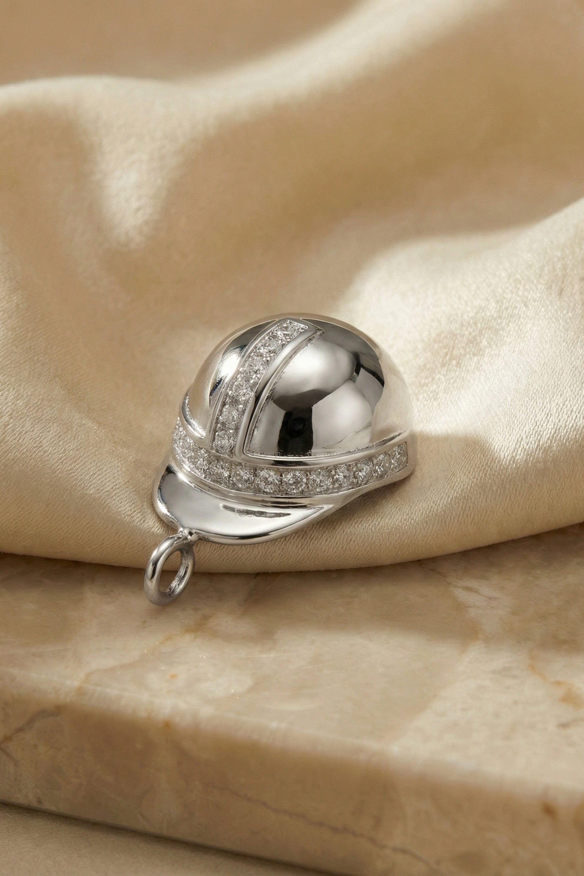 Halskette - Charm - Helm - Silber