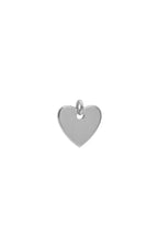 Engraving Charm - Heart - Silver - Chain
