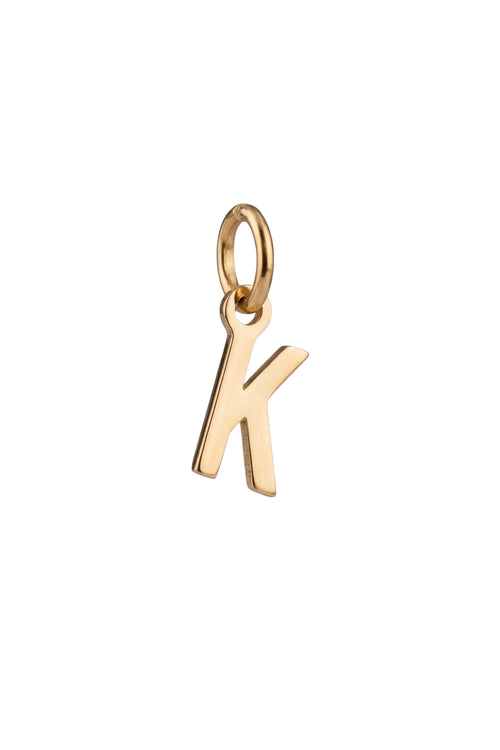 Charm - Buchstaben - Gold
