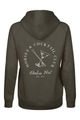 Quaterback Hoodie - Horses & Cocktail Edition - Olive