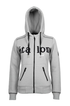 Carthago Zip Hoodie - Ètalon vert - Grey Melange