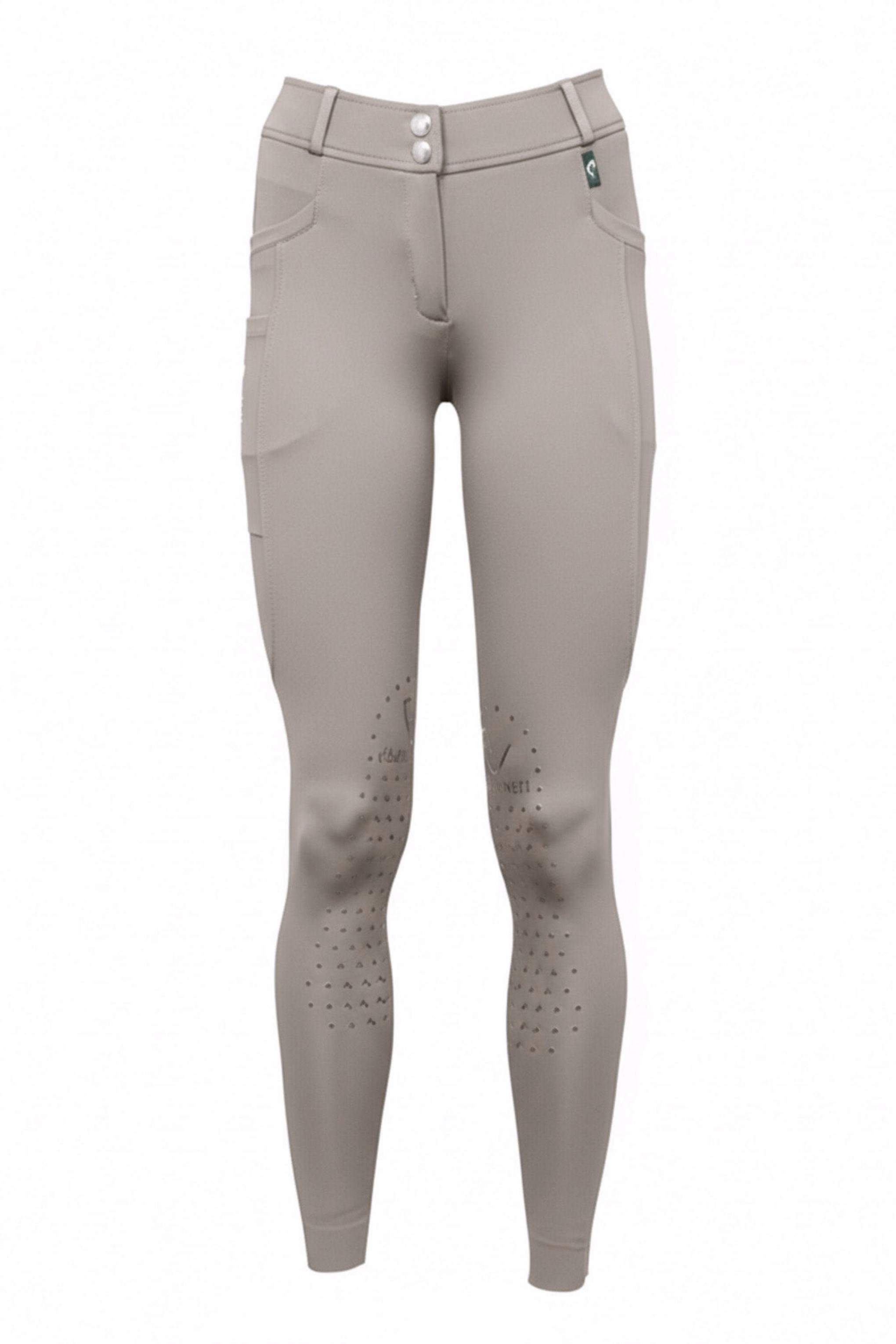 Pantalon d'équitation Belissimo 2.0 avec genouillère - taupe