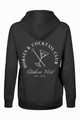Quaterback Hoodie - Horses & Cocktail Edition - Dark Grey
