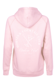 Sweat à capuche Quaterback - Horses & Cocktail Edition - Rose bonbon