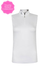 Funktionsshirt Star Gold Young Riders Sleeveless - White