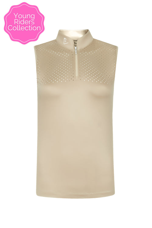 Funktionsshirt Star Gold Young Riders Sleeveless - Beige
