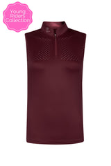 Funktionsshirt Star Gold Young Riders Sleeveless - Burgundy