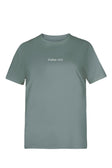 Koszulka z logo Ferro - Pale Teal