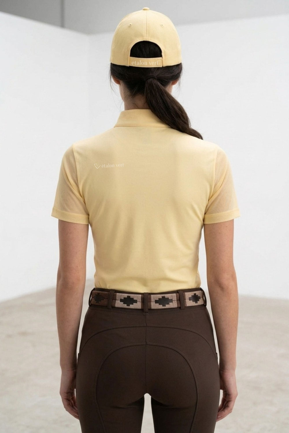 Star Gold Short Sleeve Mesh - Butter Yellow