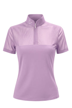 Star Gold Kurzarm Mesh - Lavender - Young Riders