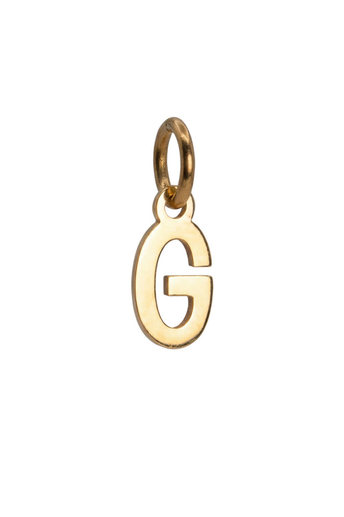 Charm - Buchstaben - Gold