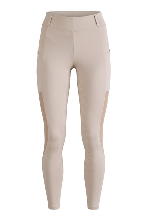 Chacco 2.0 - Leggings Fullgrip - Mesh Summer Edition - Beige - Young Riders