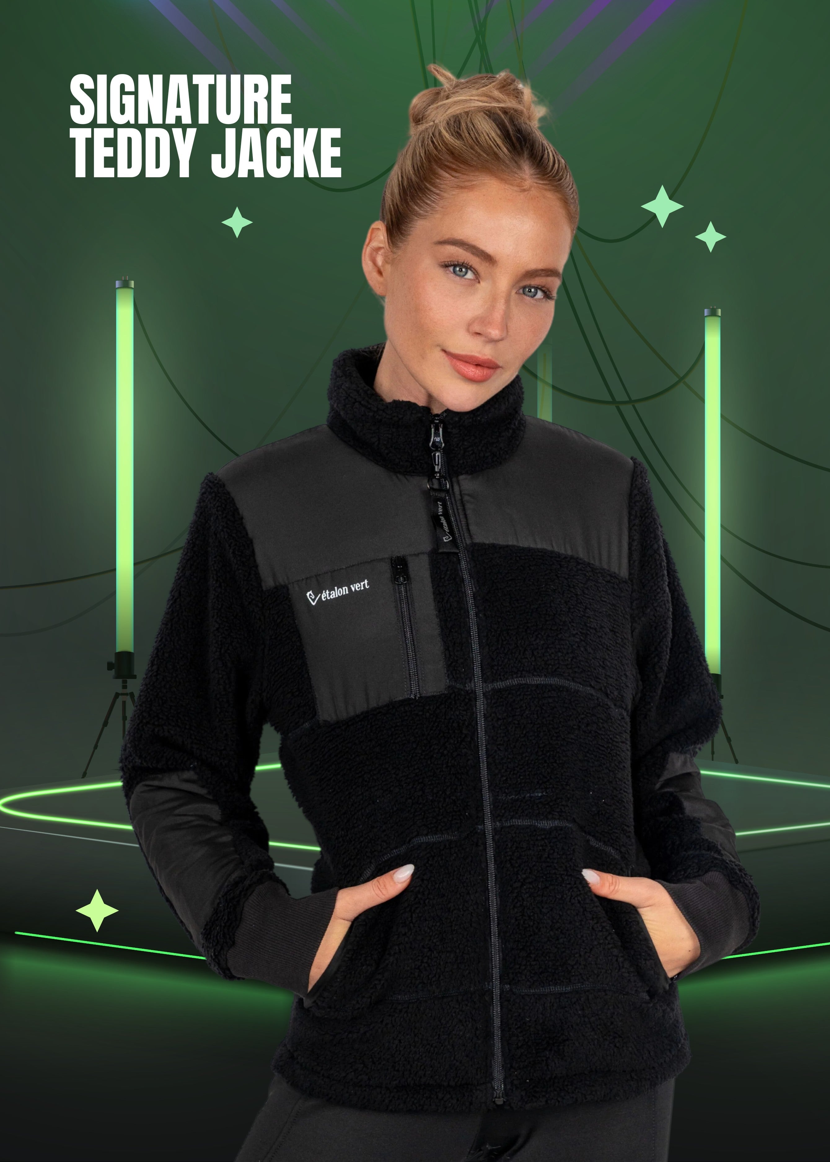 Teddy jacket Weltmeyer - Black