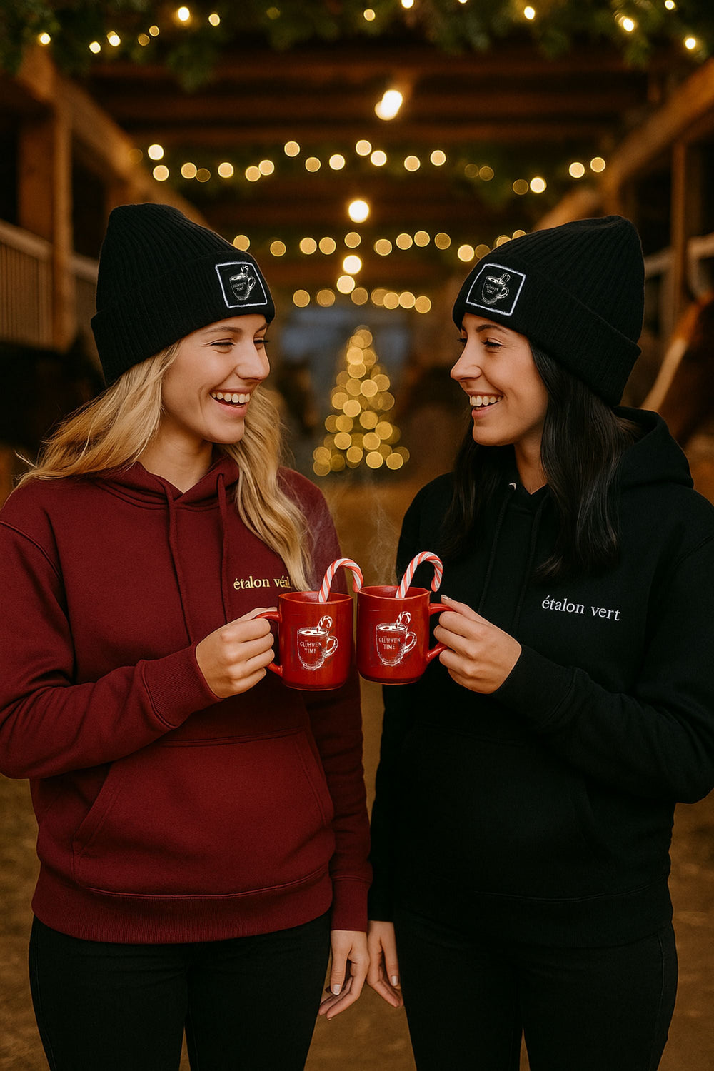 Pharos 2.0 Oversize Fit Hoodie - Glühwein Edition- Black
