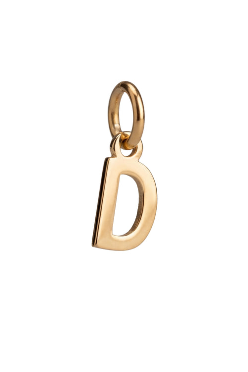 Charm - Buchstaben - Gold