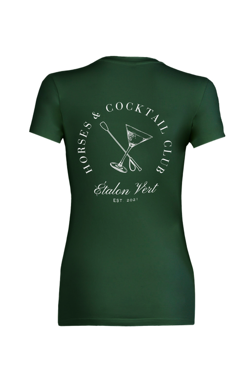 Valor Shirt - Horses & Cocktail Edition -  Forrest Green
