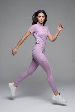 Star Gold Kurzarm Mesh - Lavender