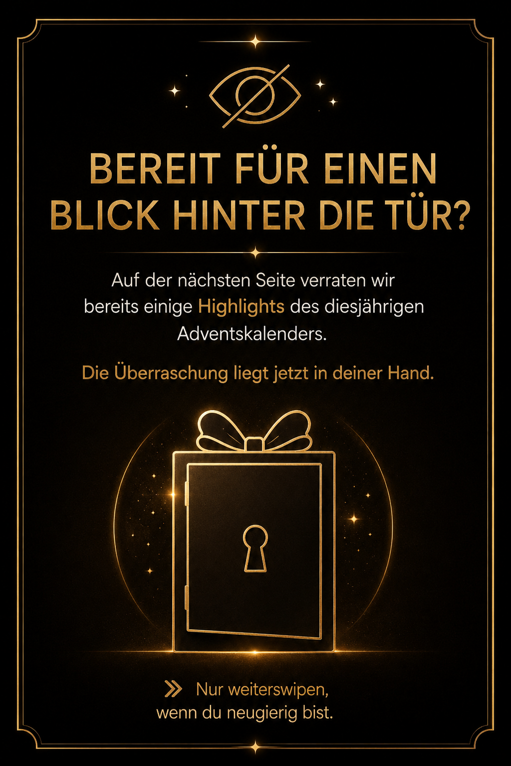 Equestrian Adventskalender für Pferd & Reiter 2026 - Black